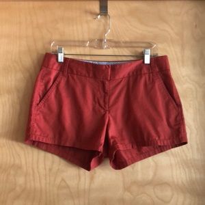J. Crew Factory Red Chino Shorts